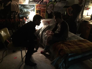 Illustration for article titled Seth Rogen tweeted the first picture from the set of AMC’s Preacher